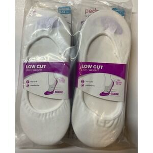 NIP Lot 12 Pairs Peds Low Cut Lightweight No Show Liner Socks Multi Color 8-12